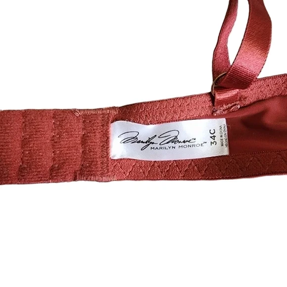 3/$15 Marilyn Monroe Underwire Lace Push-up Bra - 34C - Picture 6 of 8
